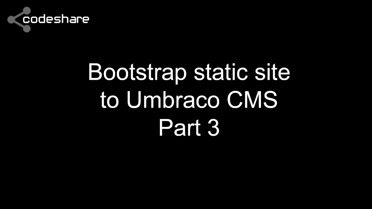 How to build a site with Umbraco - Part 3 - Document Types
