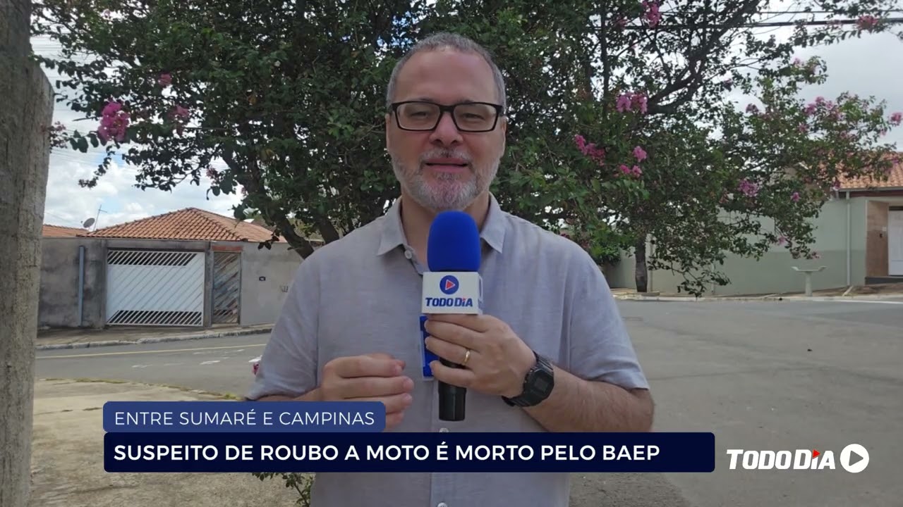 ENTRE SUMARÉ E CAMPINAS: SUSPEITO DE ROUBO A MOTO É MORTO PELO BAEP