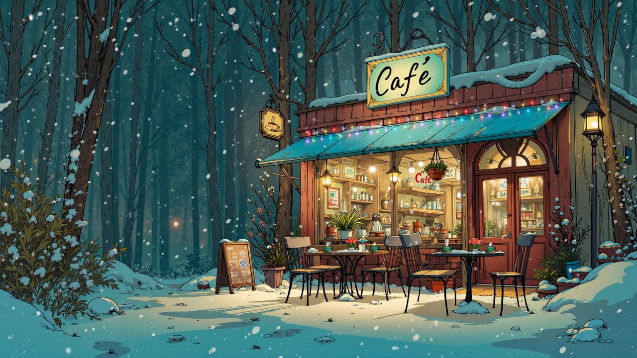 December Moon ❄️ Soft Lofi for Quiet Evenings 🌙 Lofi Coffee ☕ ~ Lo-fi hip Hip Chill Mix 🌿