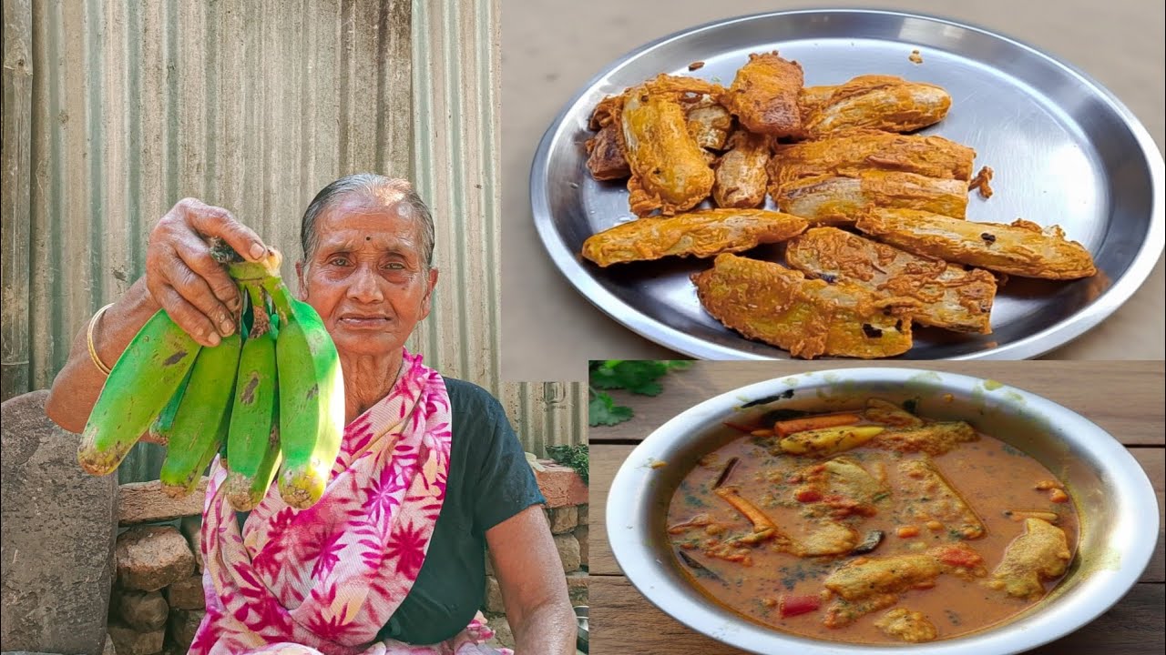 জিভে জল আনা কাঁচকলার সুস্বাদু ডালনা এবং মুচমুচে বড়া রেসিপি | Raw Banana Curry | Bengali Recipe 🍌