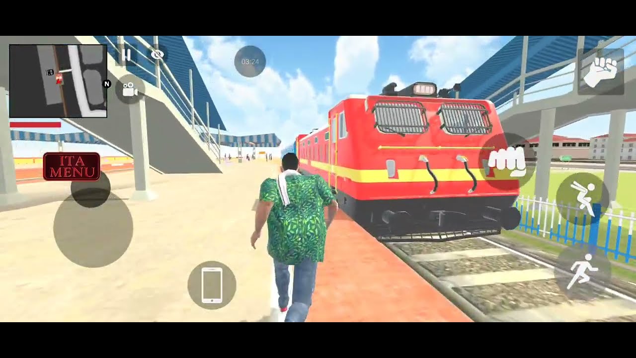 Train 🚆 station 🚉⛽#gamingvideos #gaming #indianrailways ⛽