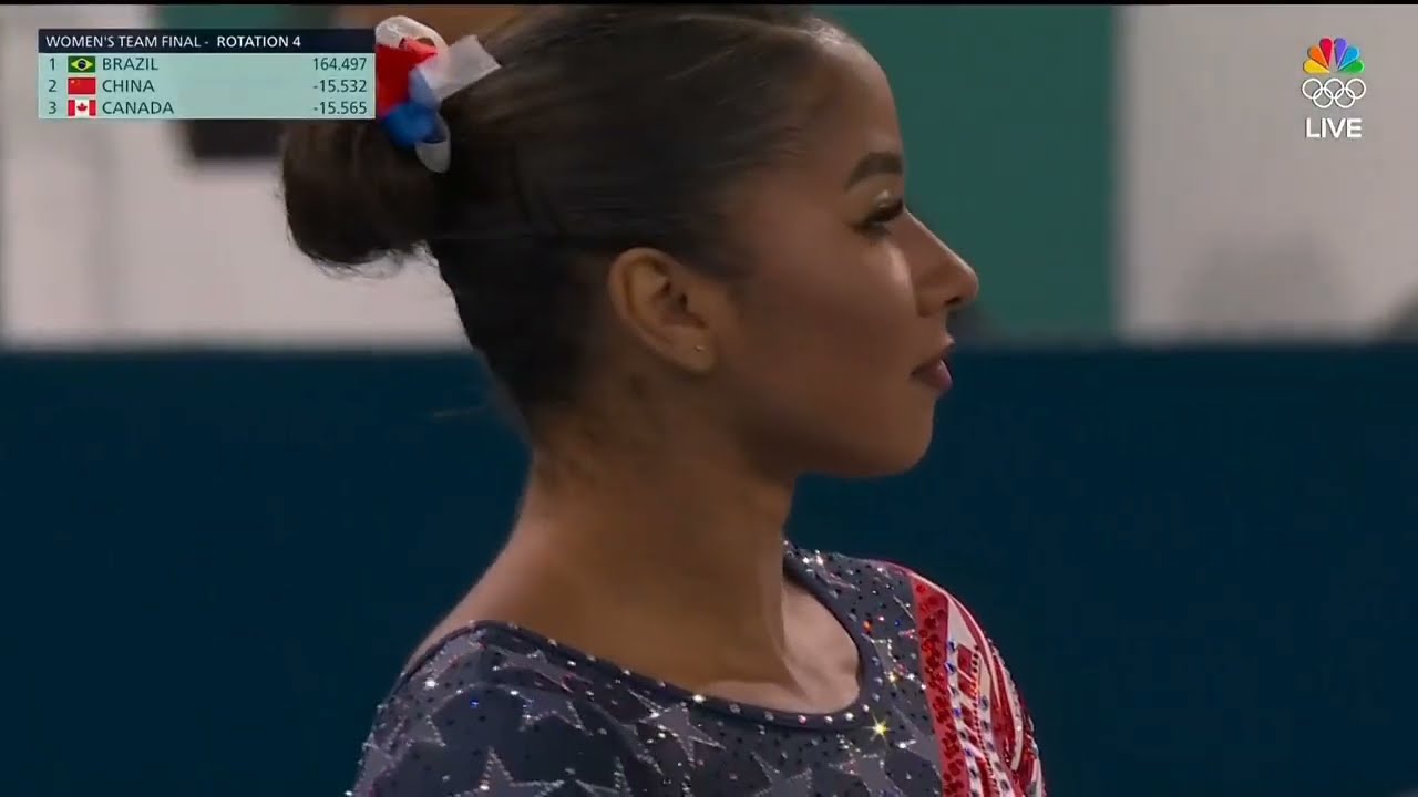 (NBC) Jordan Chiles FX TF 2024 Olympics