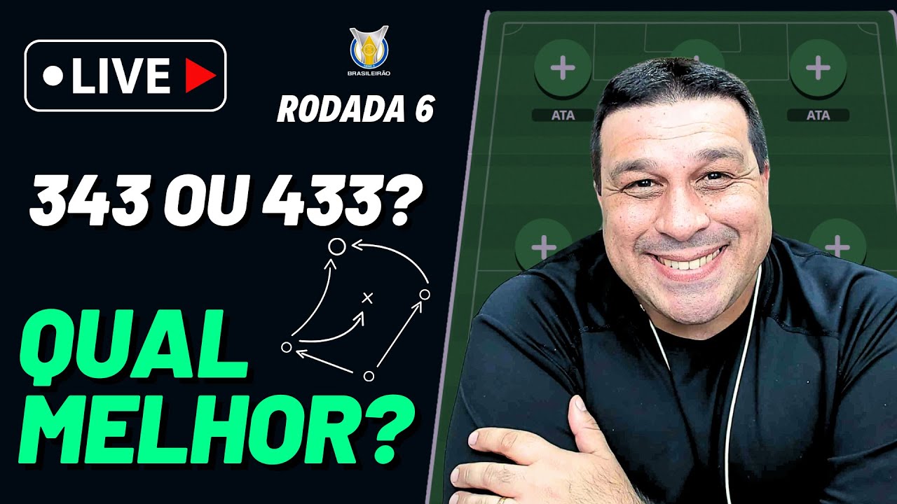 🔴 LIVE DICAS - RODADA 6 - CARTOLA 2026