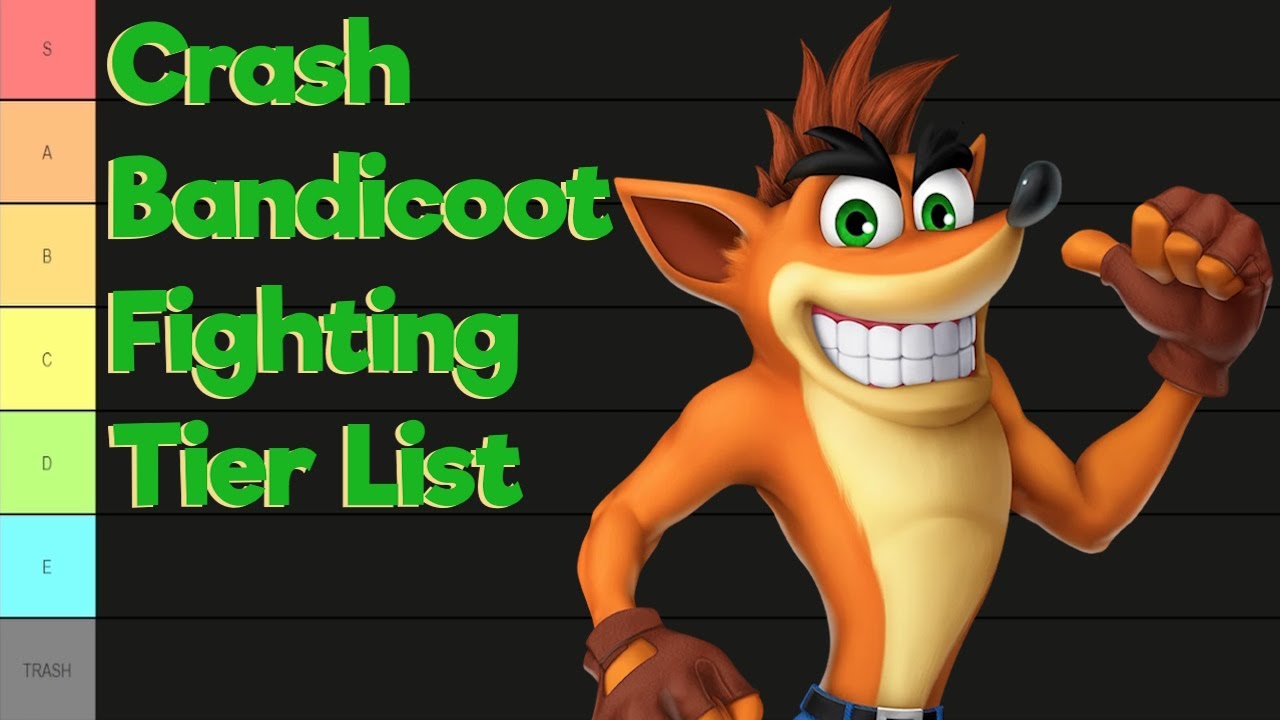 Crash Bandicoot Fighting Tier List