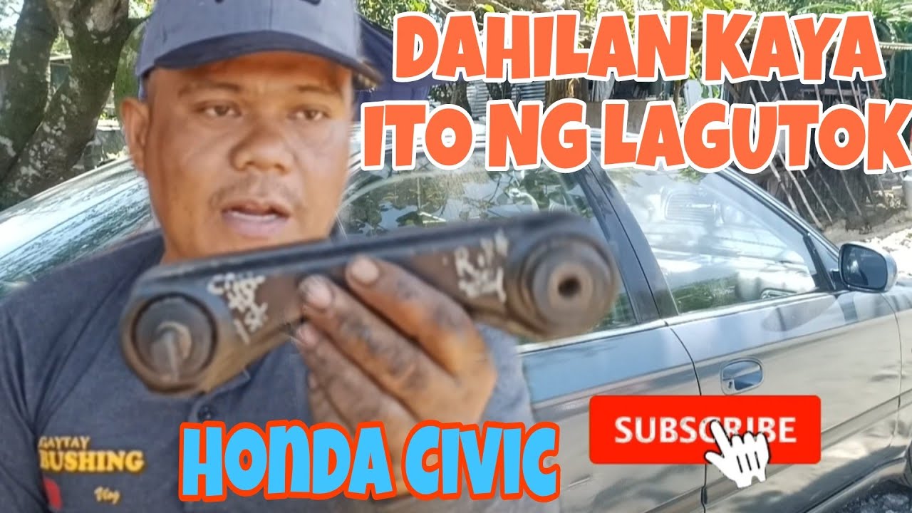 HONDA CIVIC LATERAL LINK RUBBER BUSHING FABRICATE#rubber #bushing #tutorial