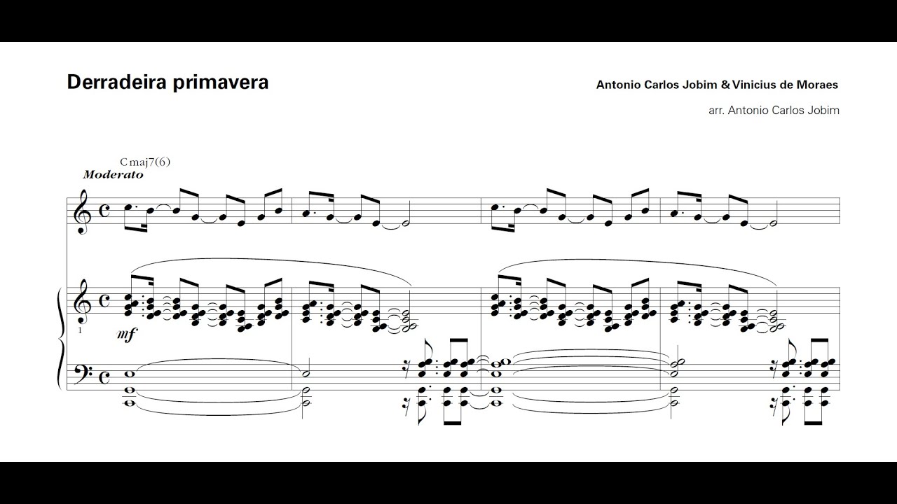 Tom Jobim - Derradeira primavera (arr. Tom Jobim) (Itamar Assiere, piano)