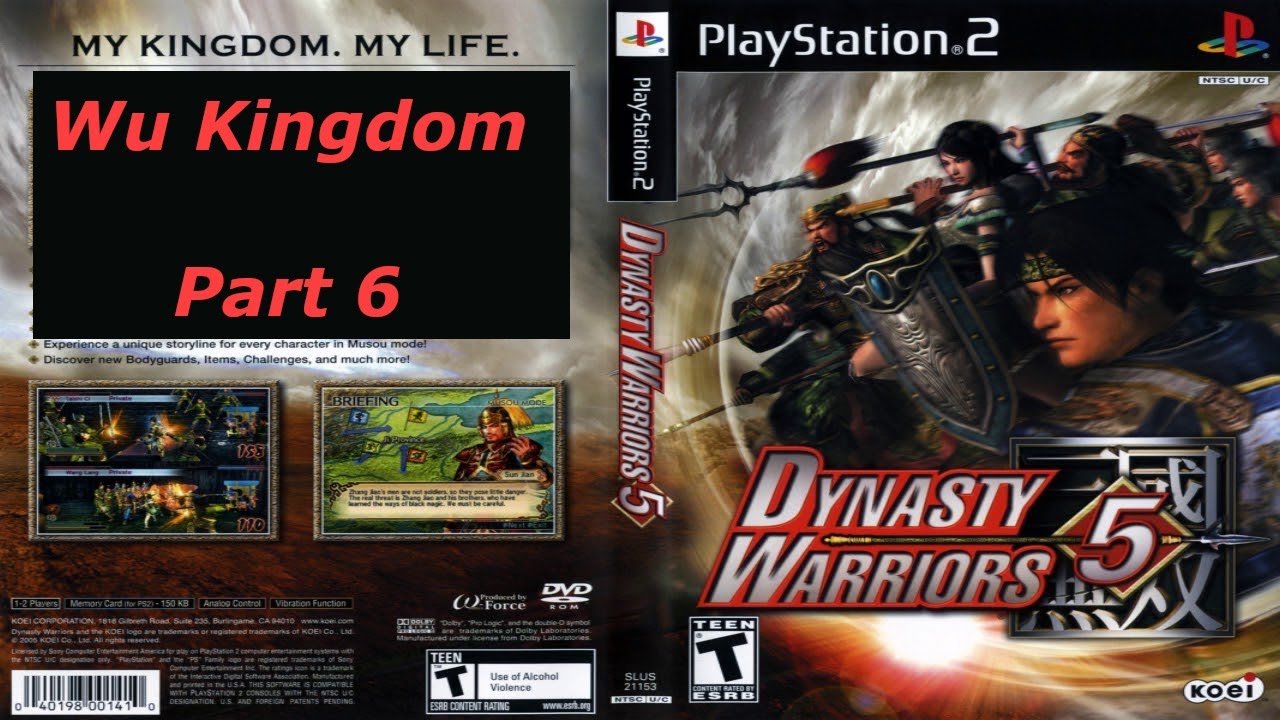 Dynasty Warriors 5 Wu Kingdom Full Game Walkthrough Part 6/7 - No Commentary
