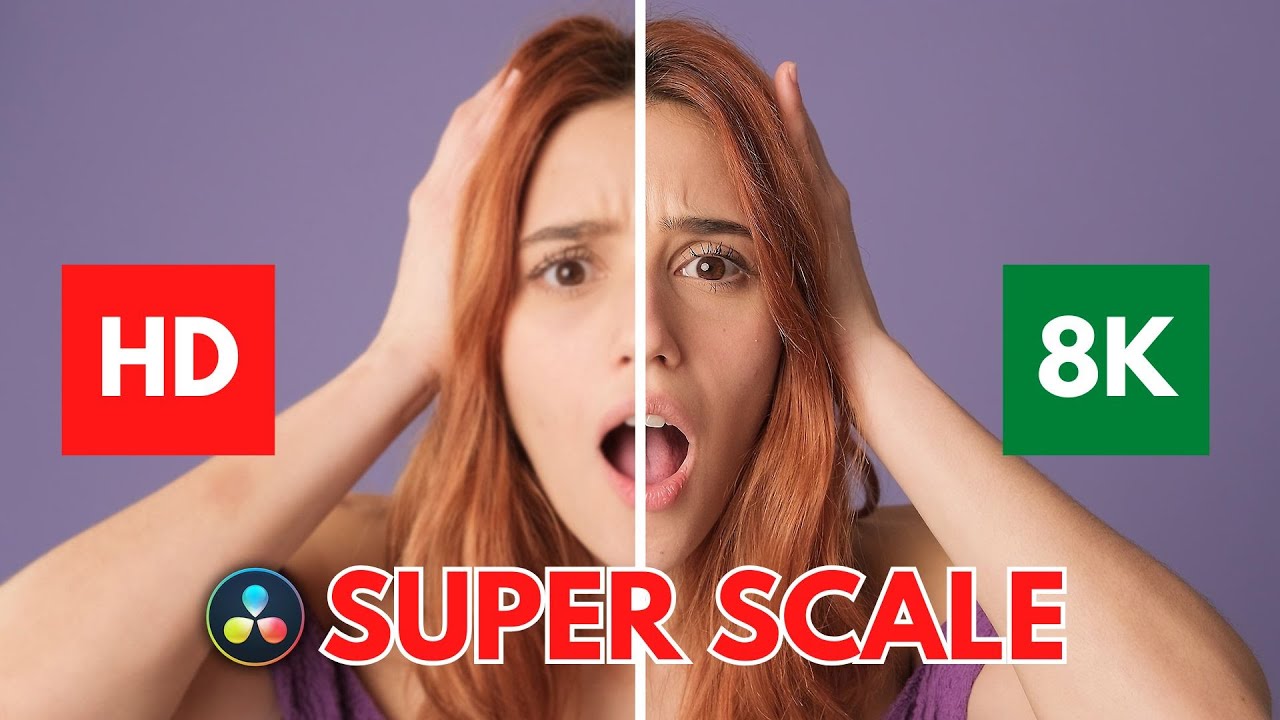 Videos hochskalieren bis auf 8K | Super Scale | DaVinci Resolve 19