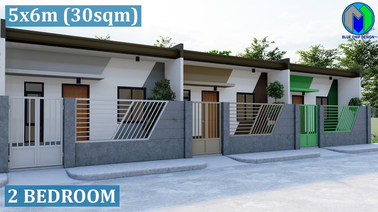 Small House Design 5x6m 30sqm | Apartment | Modern house design