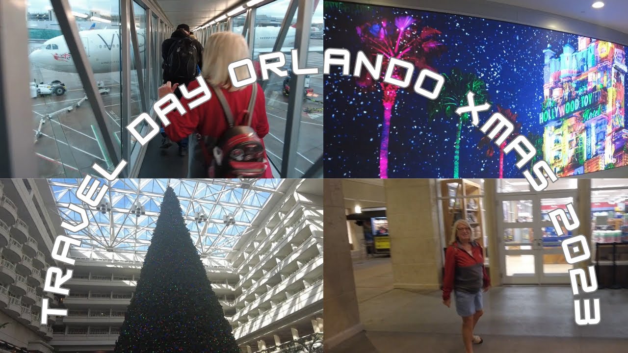 Travel Day , Orlando , Florida, Virgin Atlantic MAN - MCO, December 2023
