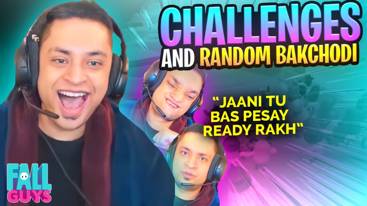 30,000 RUPEES CHALLENGE -  FALL GUYS FUNNY GAMEPLAY URDU/HINDI