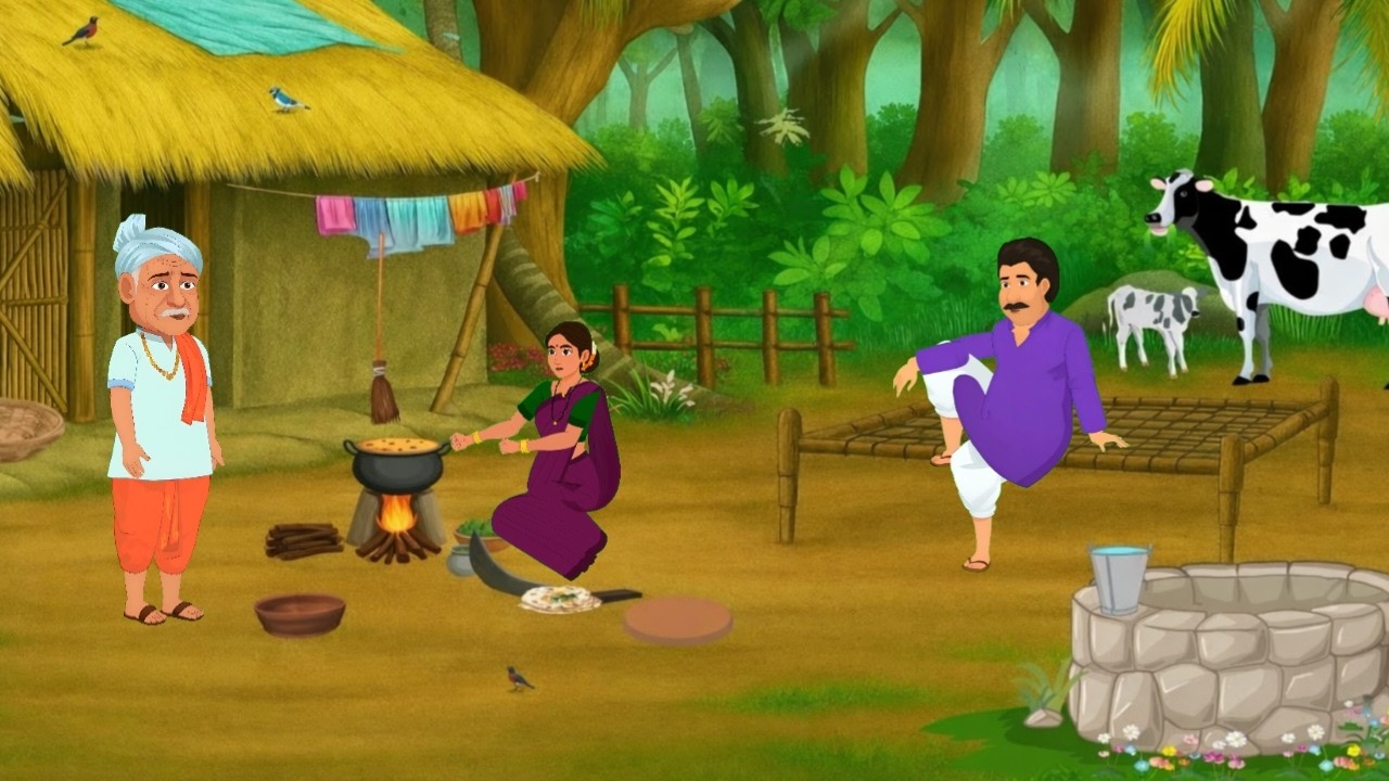 “गरीब किसान बना अमीर आदमी | Moral Story | Hindi Kahani | Cartoon” kahani gareeb kishan ki kahani