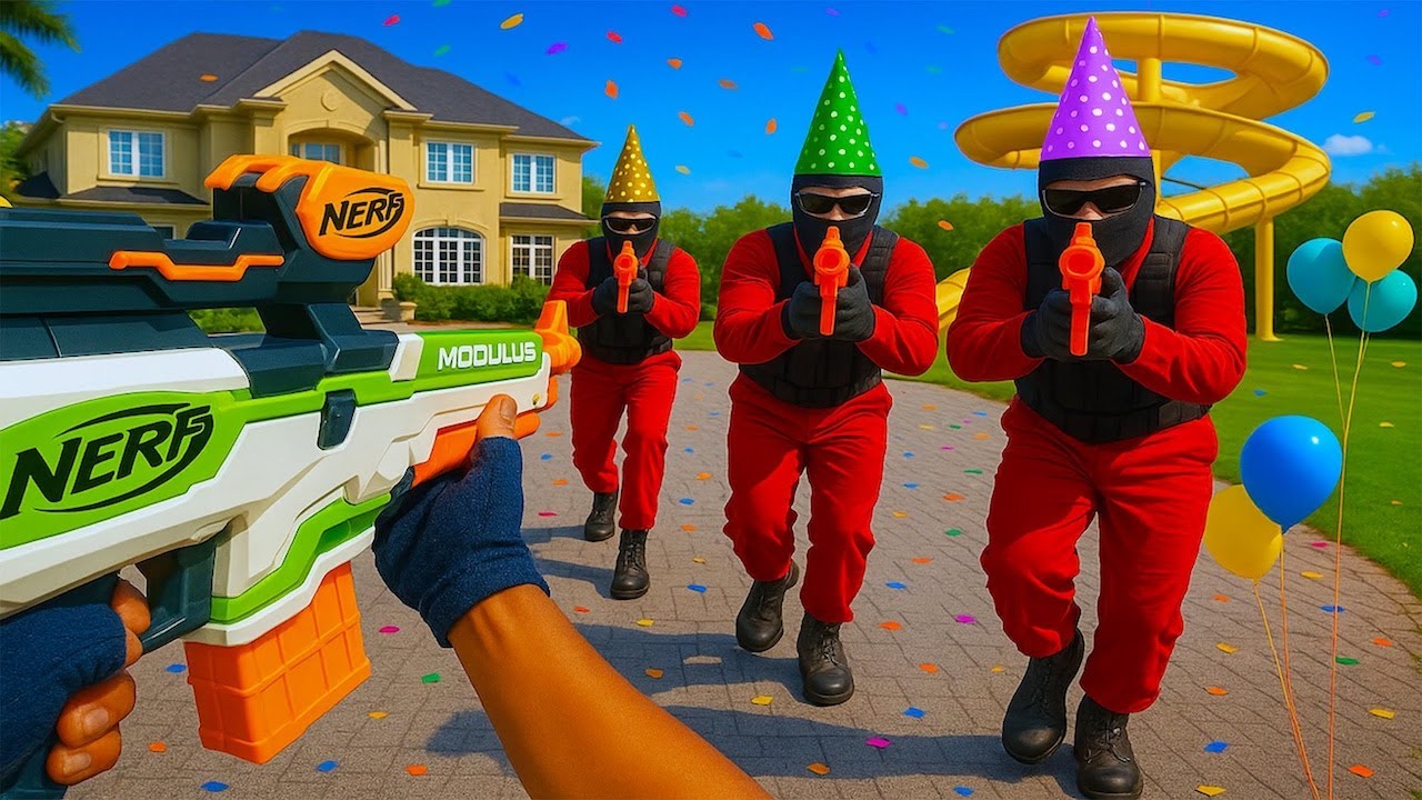 Nerf War: Birthday Battle