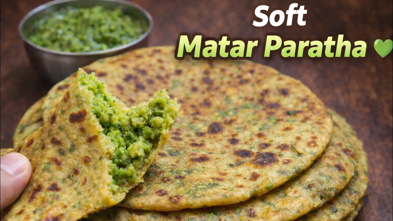 Maa Ke Haath Ka Hare Matar ka Paratha 🥹@Cook with FoodTube