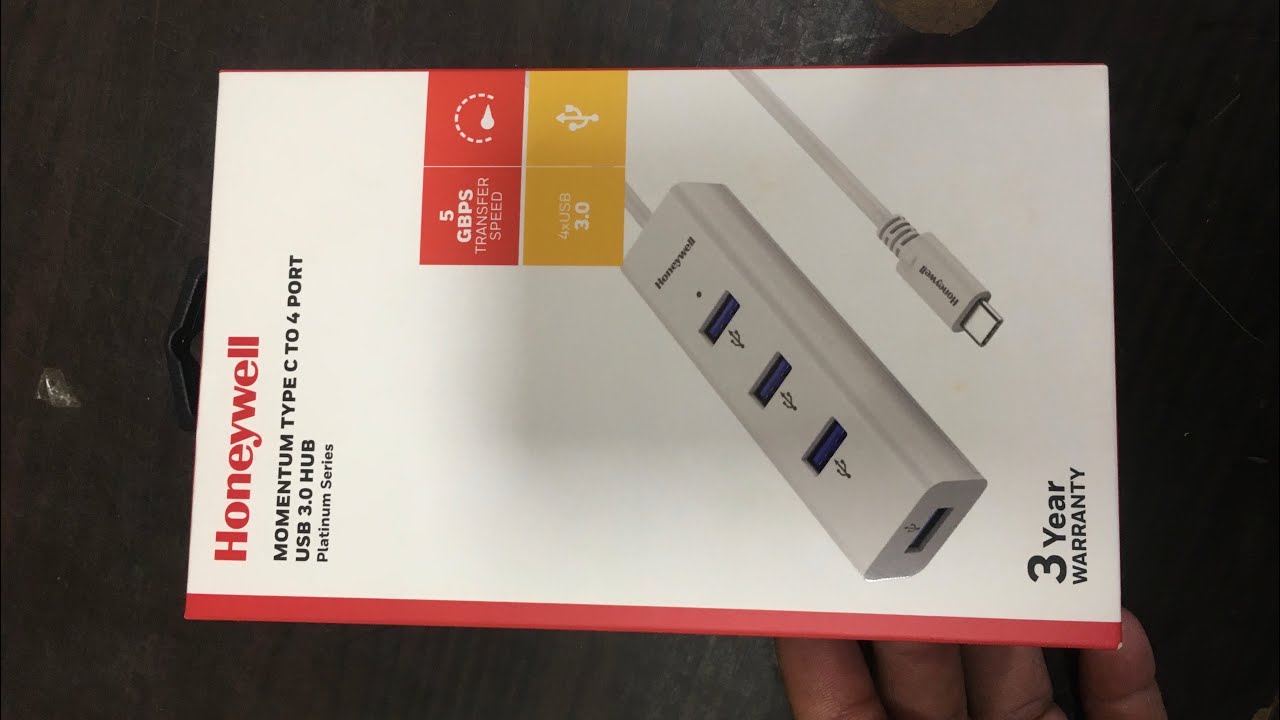 Honeywell Type C to 4 PORT USB 3.0 HUB