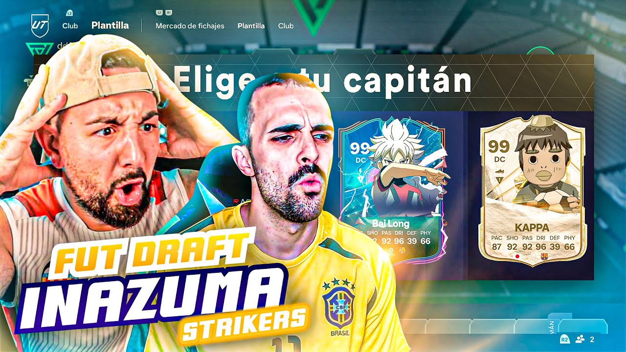 JUGANDO a FUT DRAFT en INAZUMA ELEVEN - Shinbu vs Papi Gavi