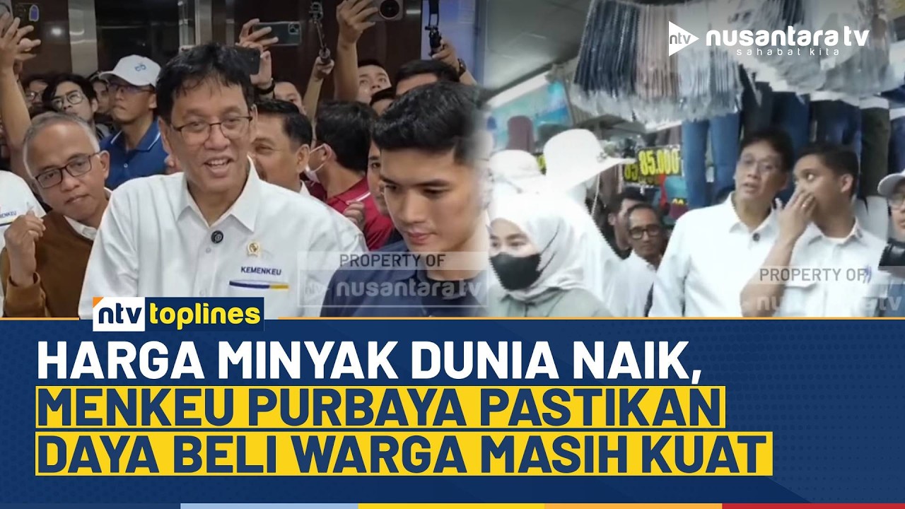 Menkeu Purbaya Pantau Pasar Tanah Abang, Daya Beli Masyarakat Disebut Masih Stabil | NTV TOPLINES
