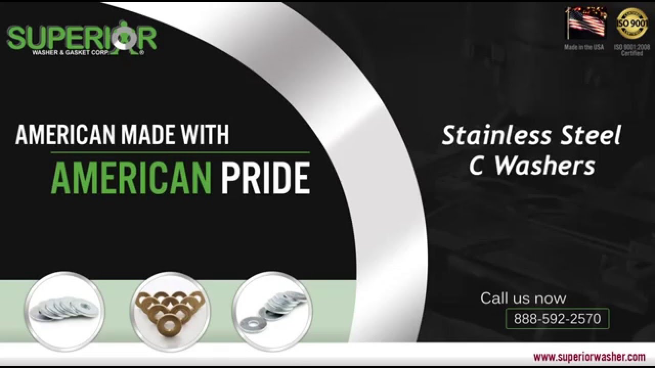 Stainless Steel C Washers From Superior Washer & Gasket Corp.