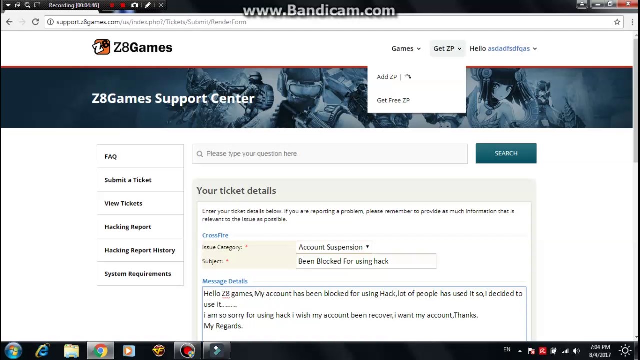 Your Account Has Been Blocked On Crossfire  Here Is The Solution .