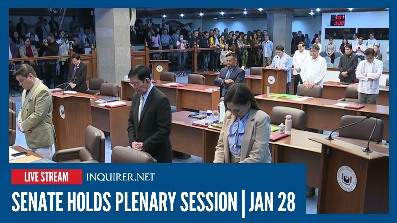 LIVE: Senate holds plenary session | Jan 28