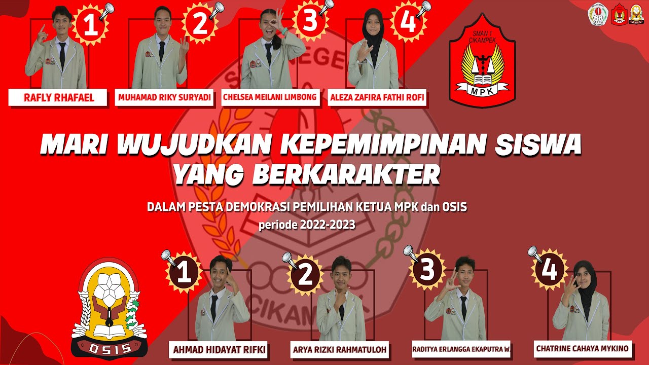 DEBAT PEMILIHAN CALON KETUA MPK DAN OSIS 2022/2023 | SMAN 1 CIKAMPEK