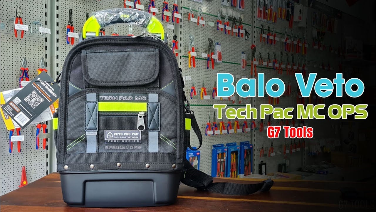 Balo Veto TECH PAC MC Special OPS | #veto #g7tools #vetopropac #toolbag