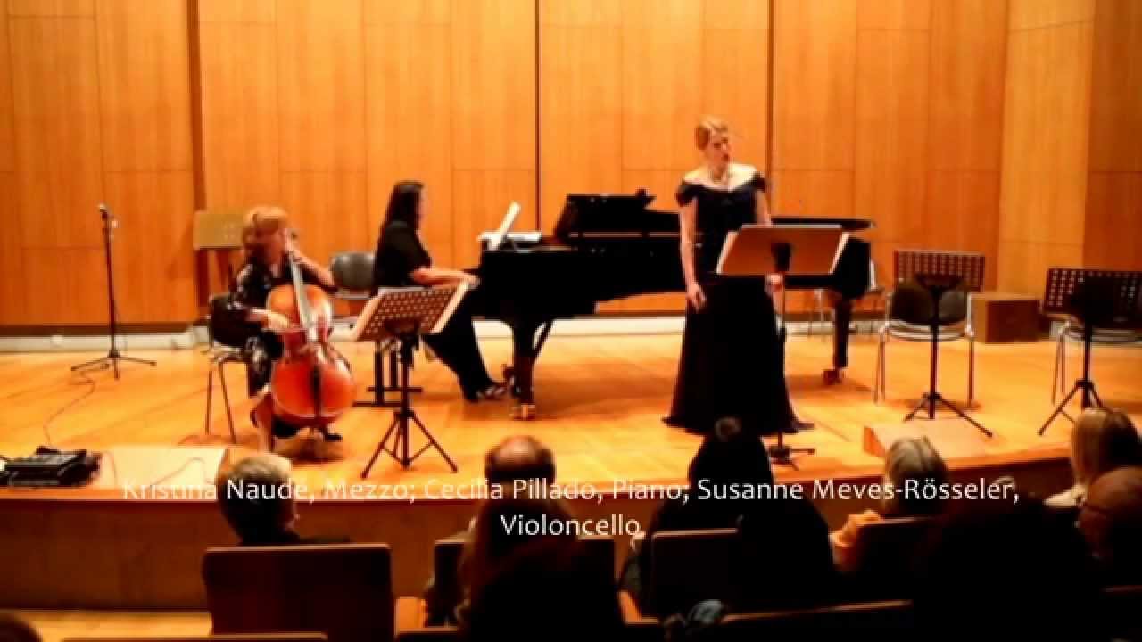 SE EQUIVOCÓ LA PALOMA - GUASTAVINO; Trio Version by Cecilia Pillado