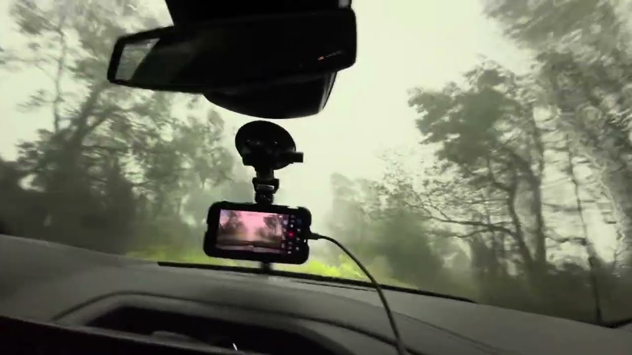 INSANE TORNADO INTERCEPT with damage inside surging bow echo in New Roads, Louisiana