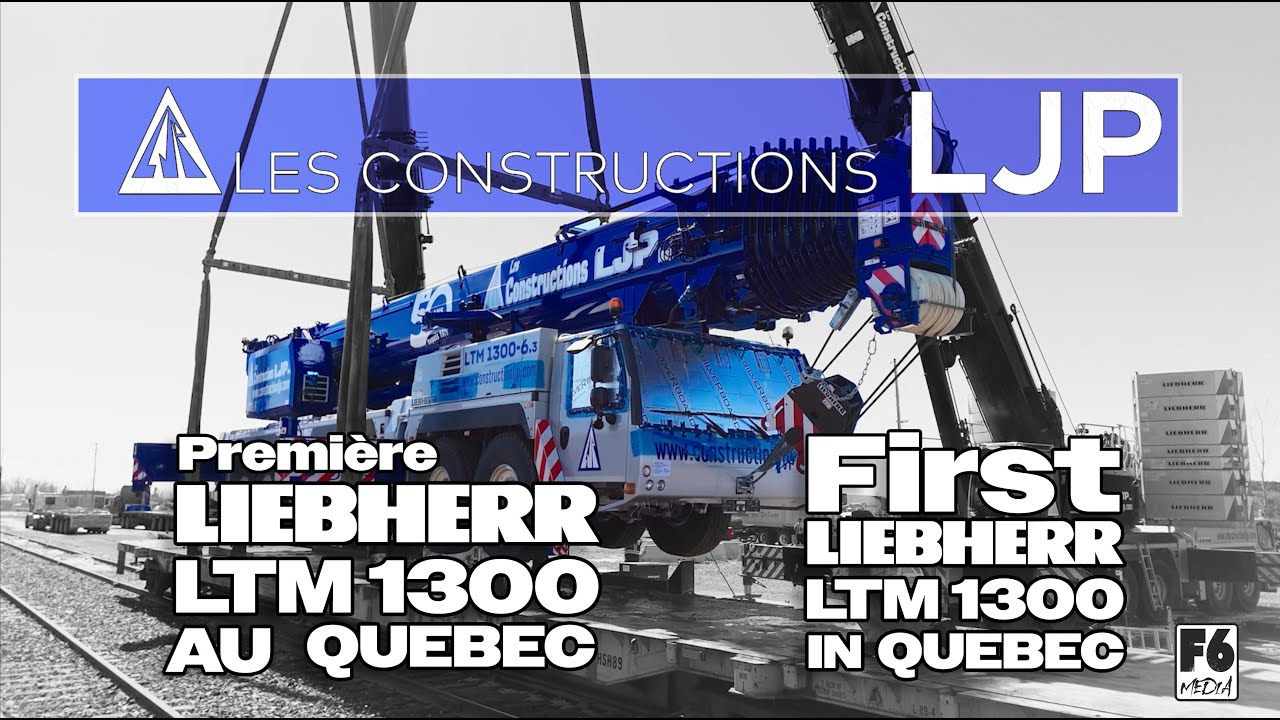 LJP Crazy Train Delivery Liebherr LTM 1300 6.3