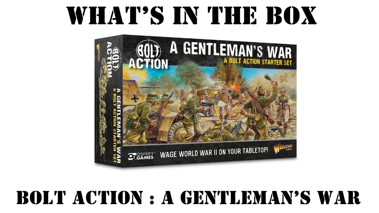 Распаковка игры A Gentlemans War Bolt Action 3rd Edition 2025