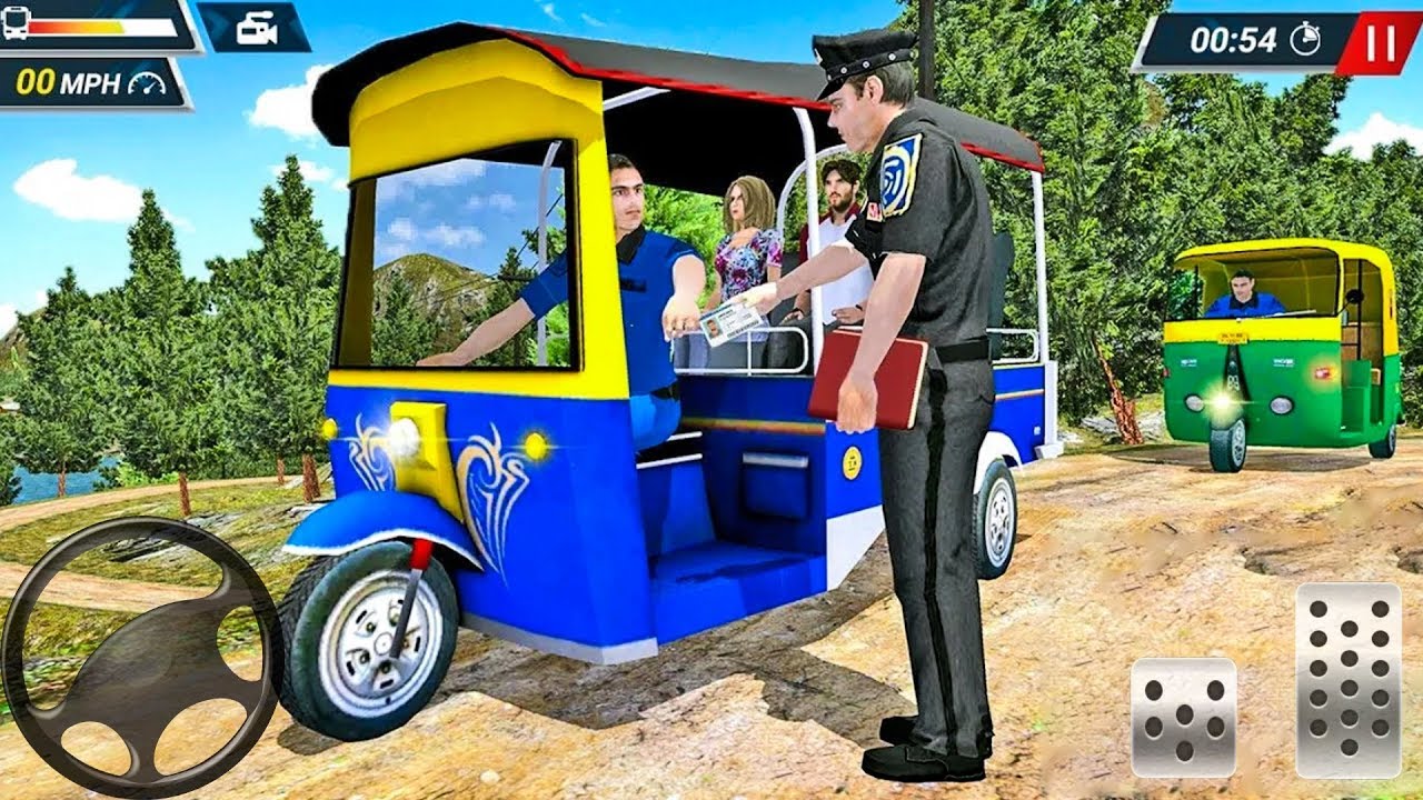 Offroad Tuk Tuk Driving 2019 - Рикша! Геймплей Android