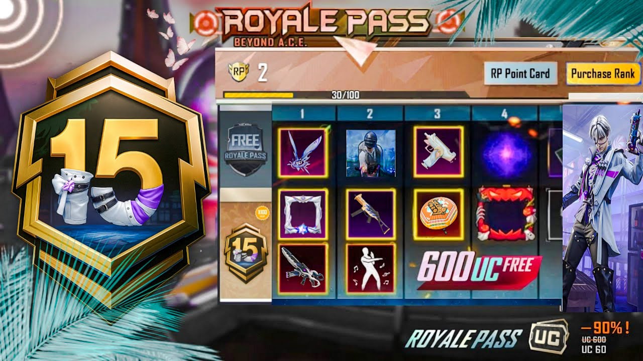 ✅A15 Royal PASS LEAKS | 1 TO 100 RP REWARDS | v4.0 PRIZE PATH SKINS | A15 ROYAL PASS & v4.0 UPDATES