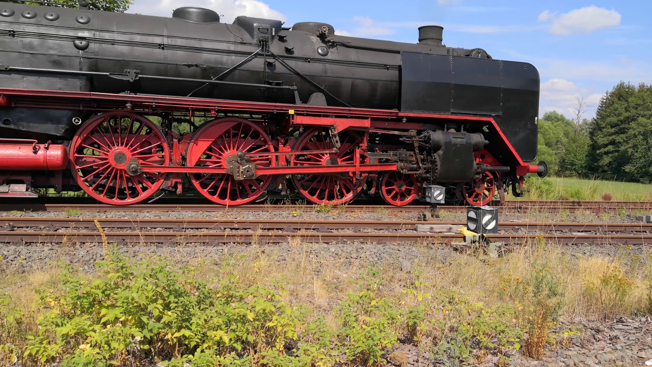 01 118 auf ihrer letzten Fahrt hier in Battenberg/Eder 04.08.2019