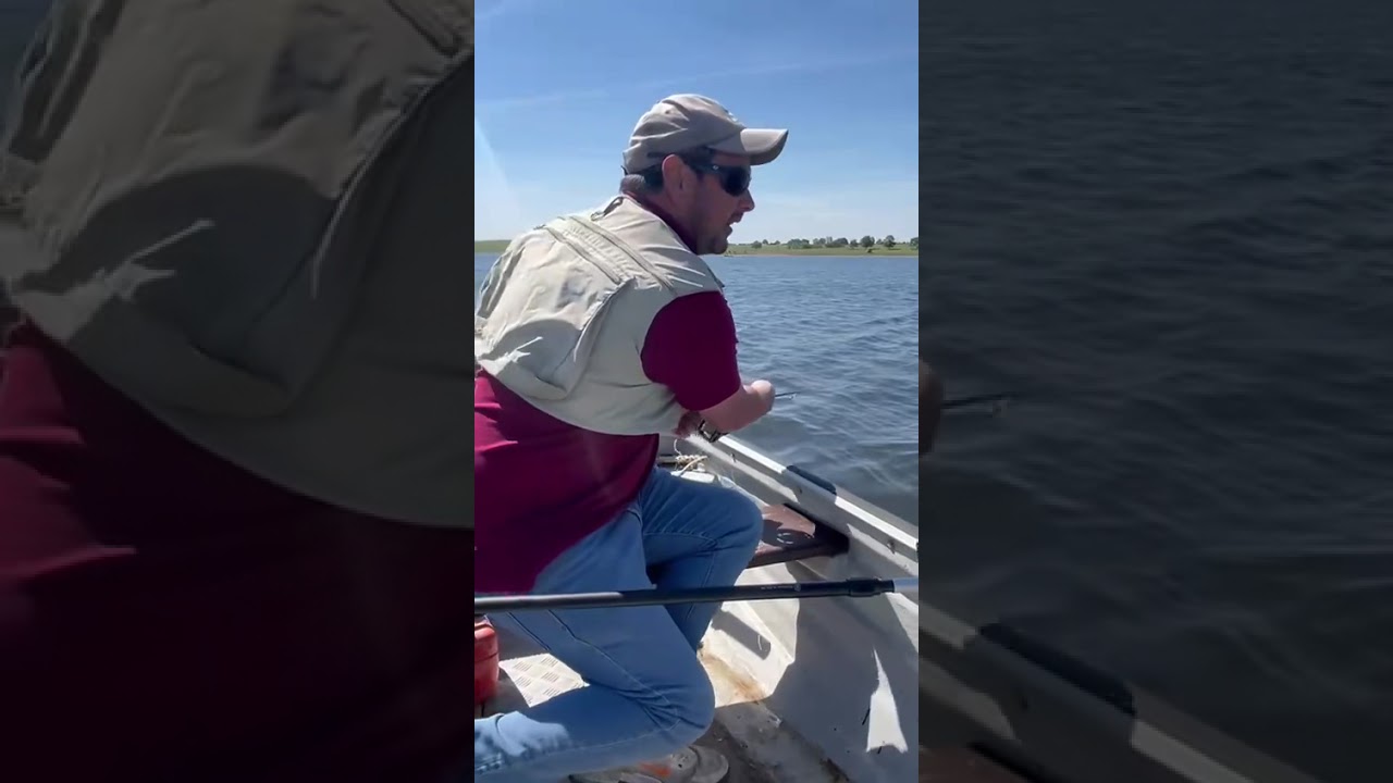 Boat fishing with Phil Dixon at Blithfield Reservoir.