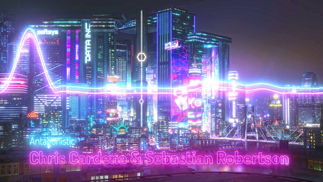Antagonistic - Chris Cardena (Visualizer) (Cyberpunk 2077 - 88.9 Pacific Dreams)