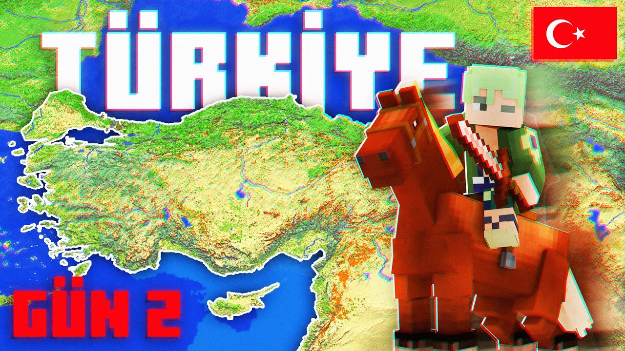 Minecraft Türkiye Haritasında Hayatta Kalmaya Çalıştım...