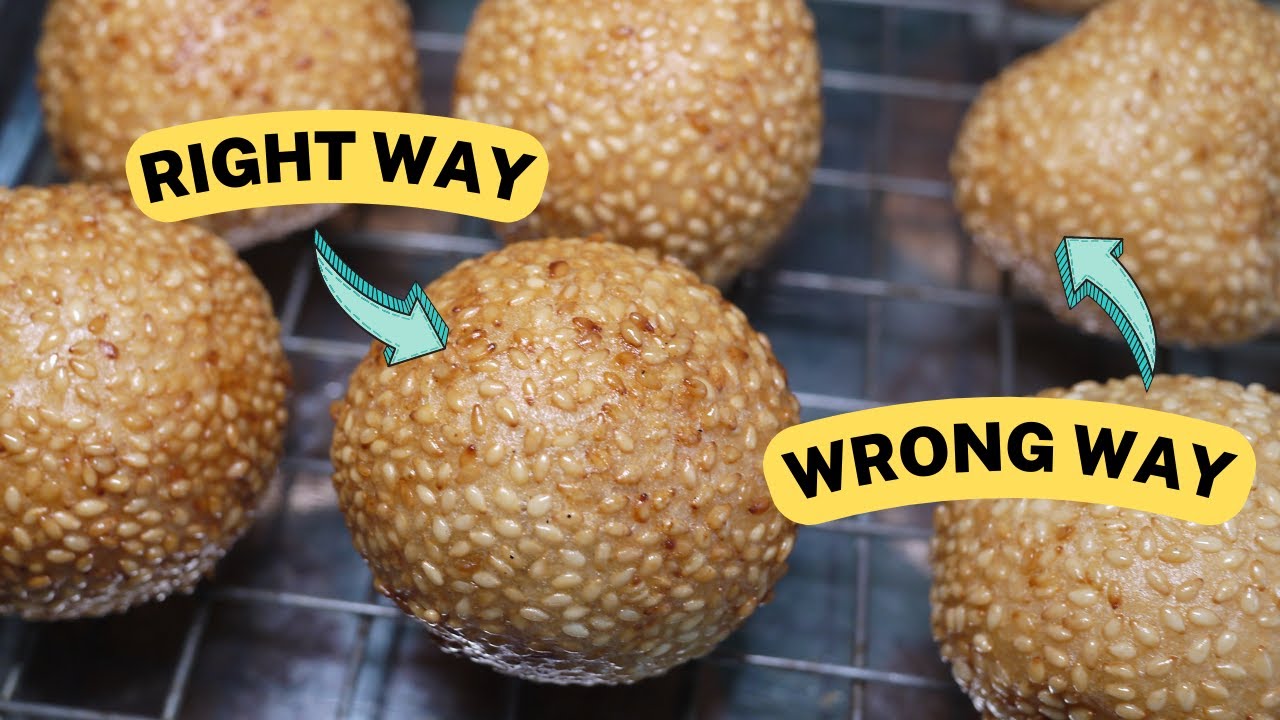 Кунжутные шарики с пастой из красной фасоли – ПРАВИЛЬНЫЙ СПОСОБ | Wally Cooks Everything