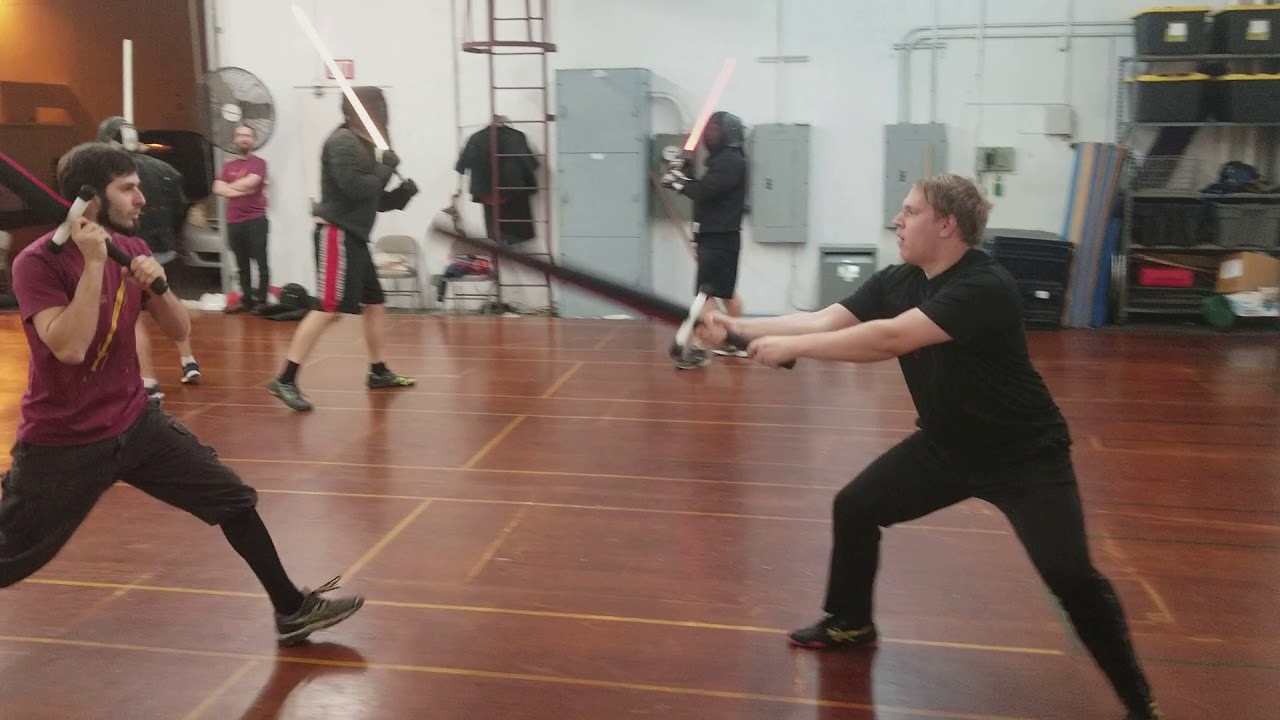 First time sparring with the Gekken Swords