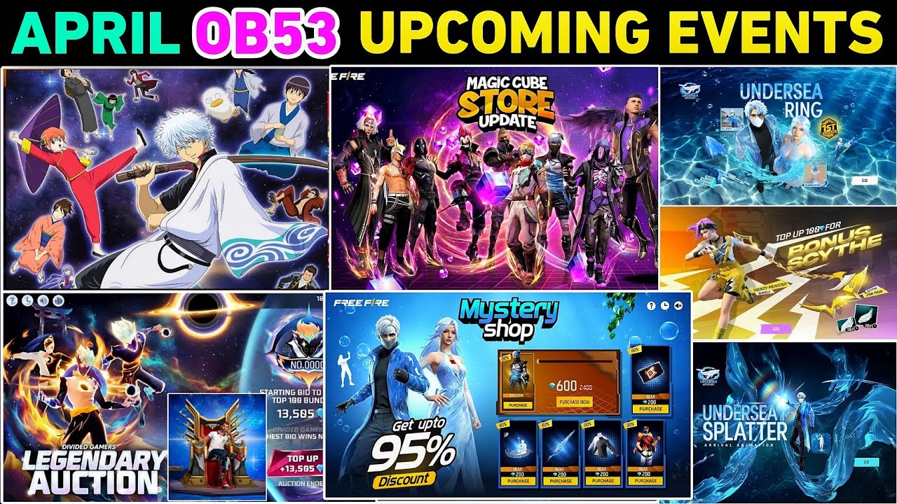 New April 2026 🔥 All OB53 UPDATE 🤯  Upcoming Events | free fire ff new event update today free fire