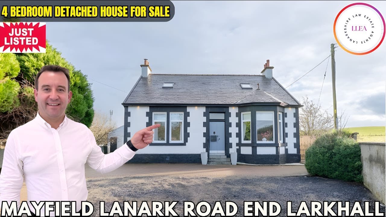 4 Bedroom Detached Home for Sale in Mayfield, Larkhall | Lanark Road End Property Tour