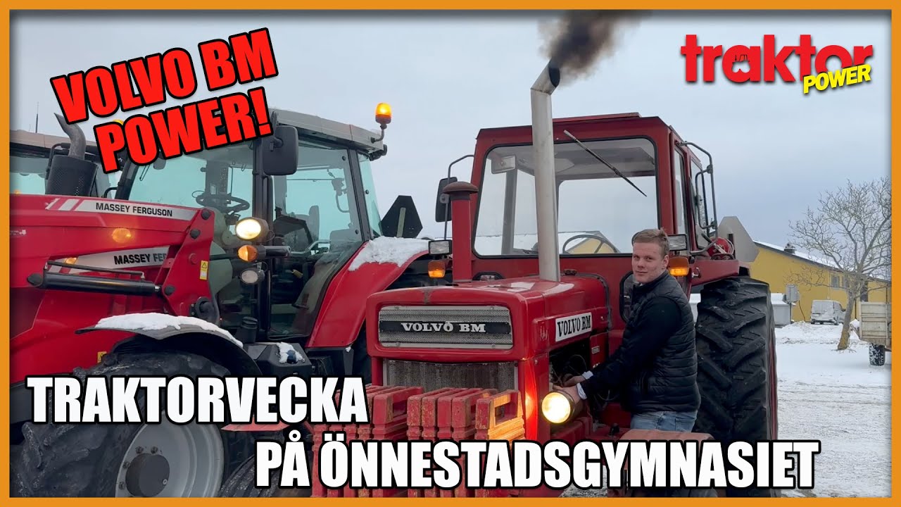 MOTORVRÅL OCH SKINANDE TRAKTORER – Traktorvecka på Önnestadsgymnasiet