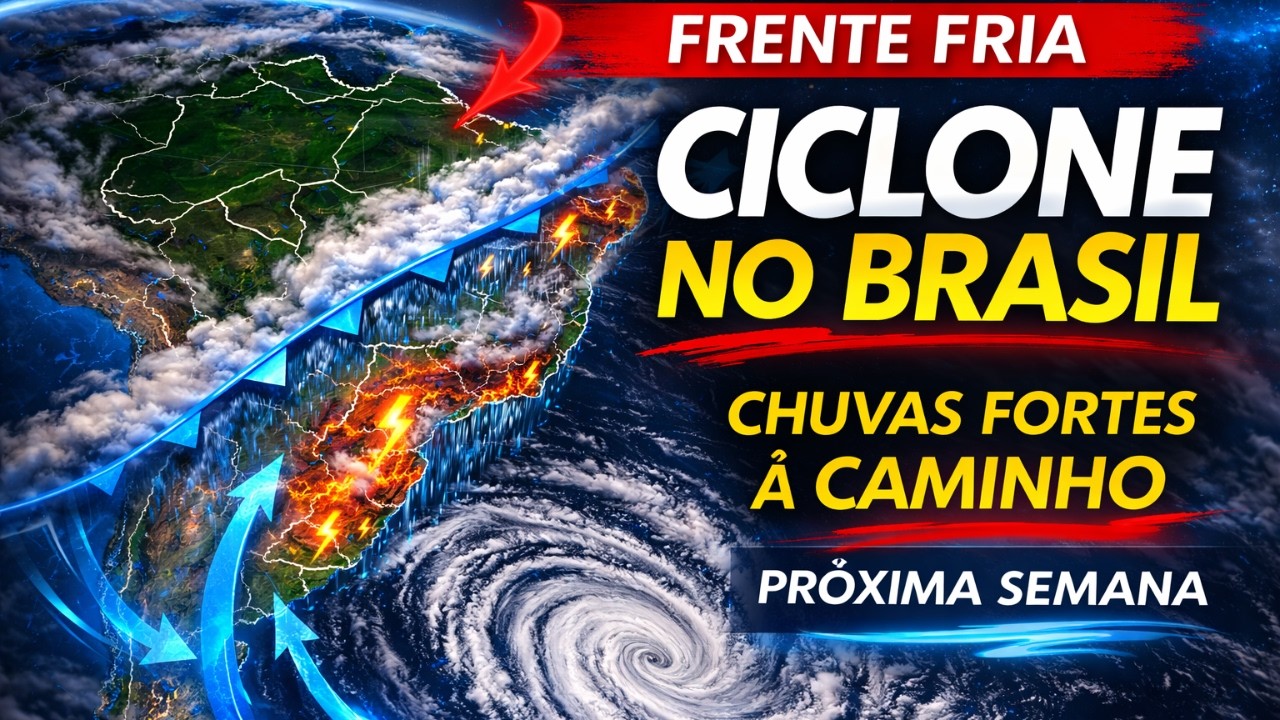 Ciclone Extratropical se Forma e Frente Fria Avança pelo Brasil