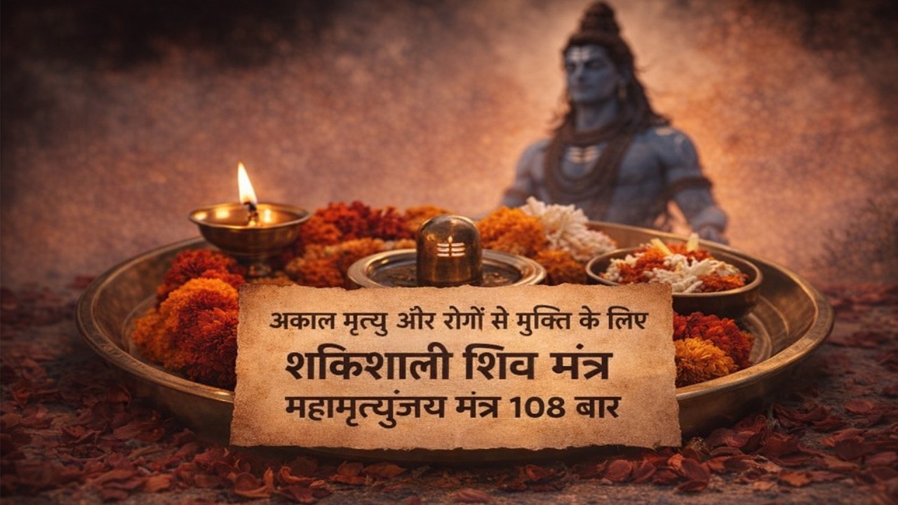 महामृत्युंजय मंत्र 108 बार | ॐ त्र्यम्बकं यजामहे | रोगों और कष्टों से मुक्ति के लिए शक्तिशाली मंत्र
