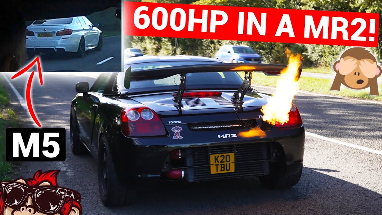 🐒 INSANE 180MPH 600HP TOYOTA MR2 TURBO REVIEW! *K20 SWAP*