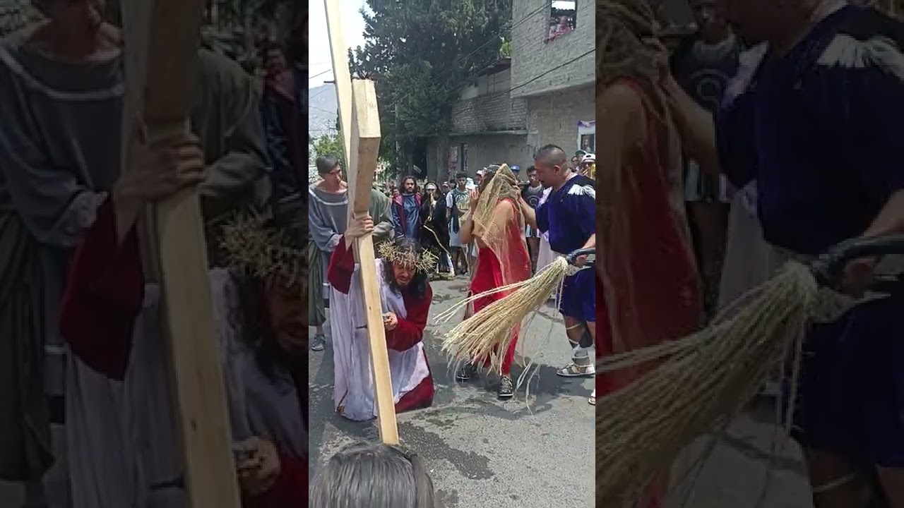 Semana Santa San Miguel Chalma - Primera ca&iacute;da 2022