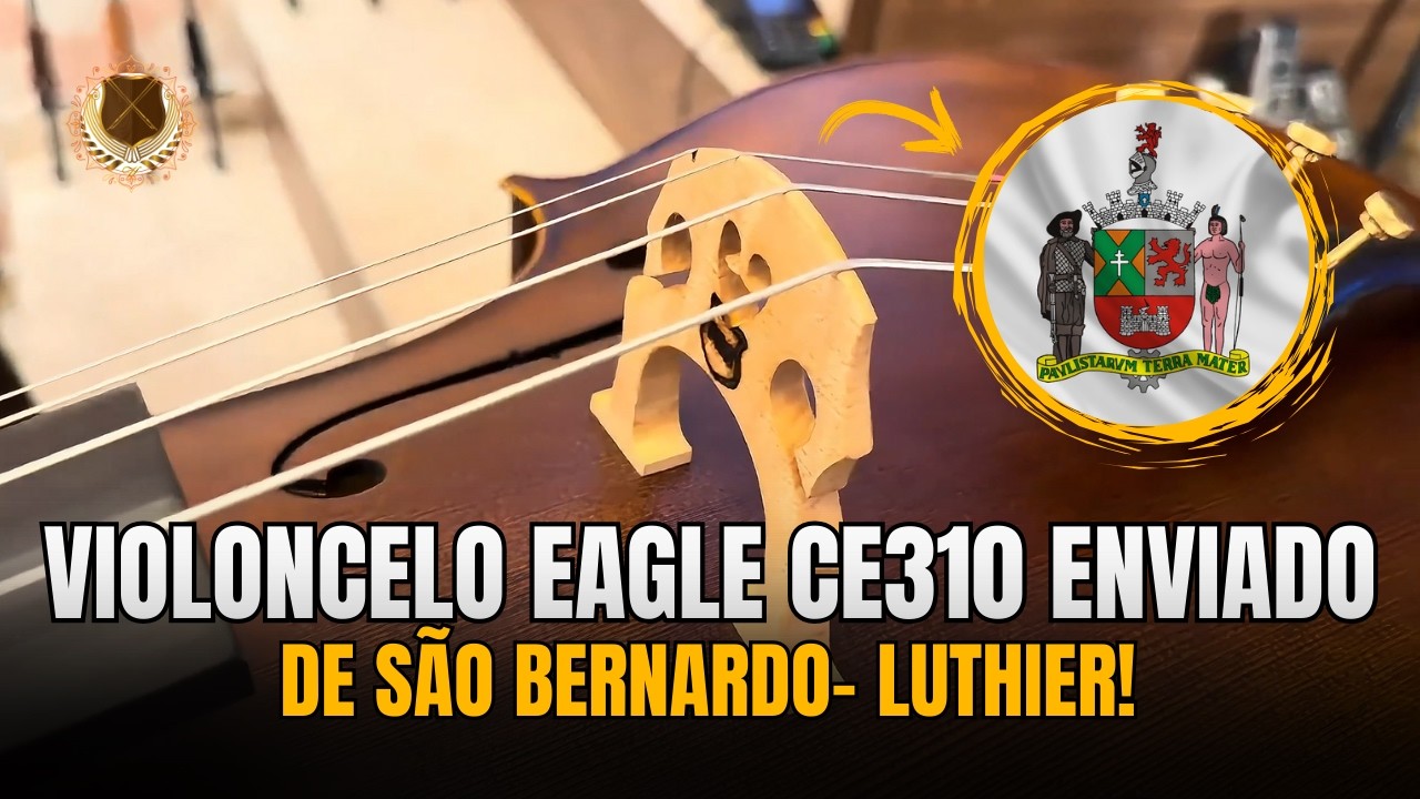 VIOLONCELO EAGLE CE310 ENVIADO DE S&Atilde;O BERNARDO - LUTHIER!