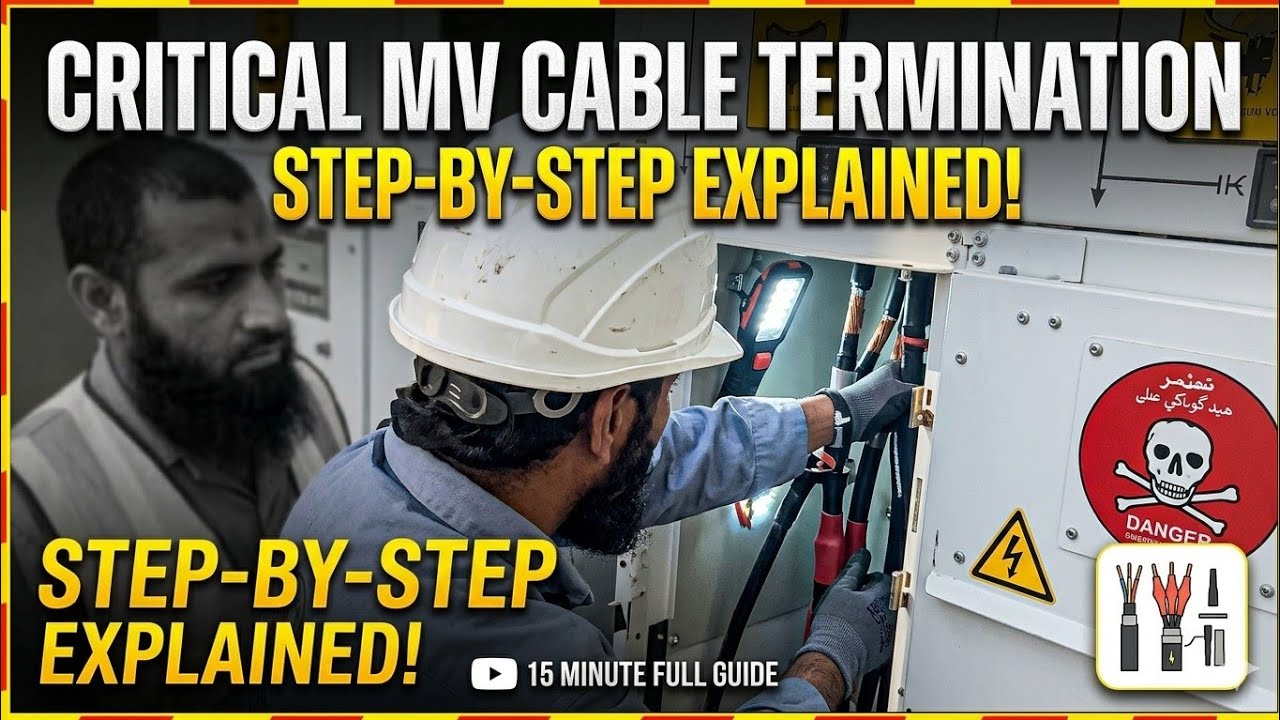 Mv cable Terminatian #lvmvskills