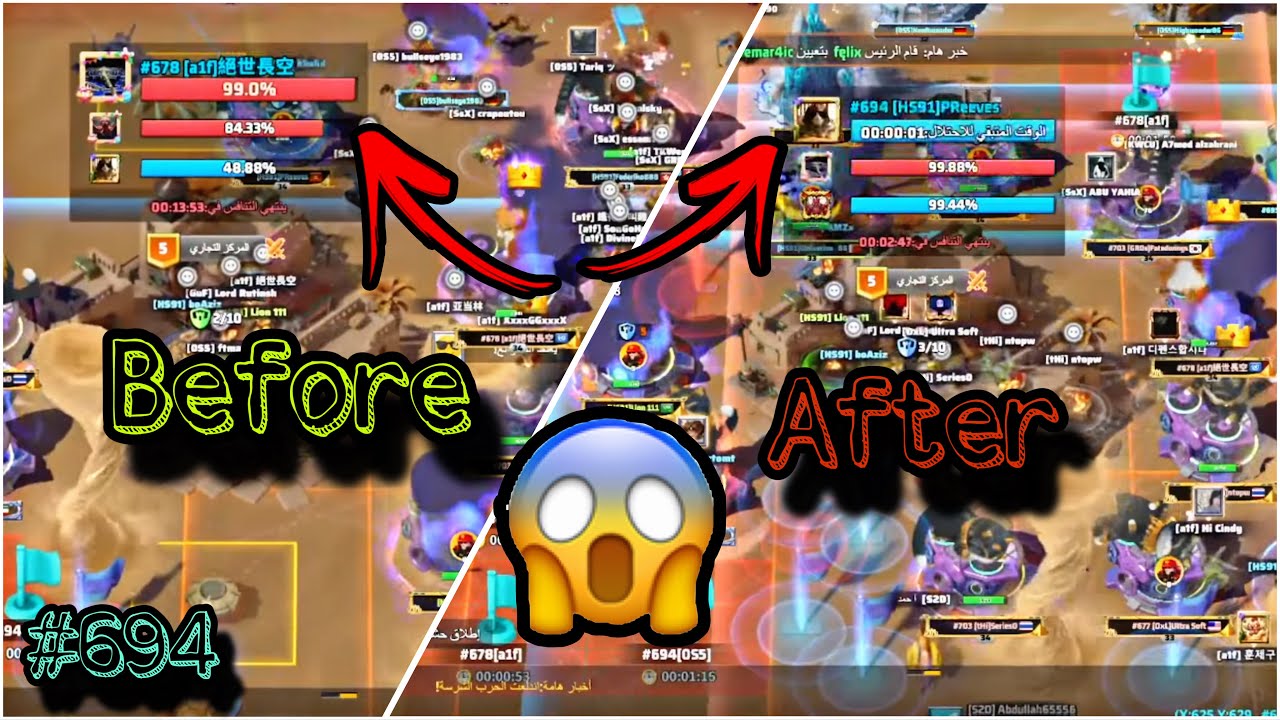 Last War | The most insane trade War Centers level 5 حرب المتاجر 😱😱🔥