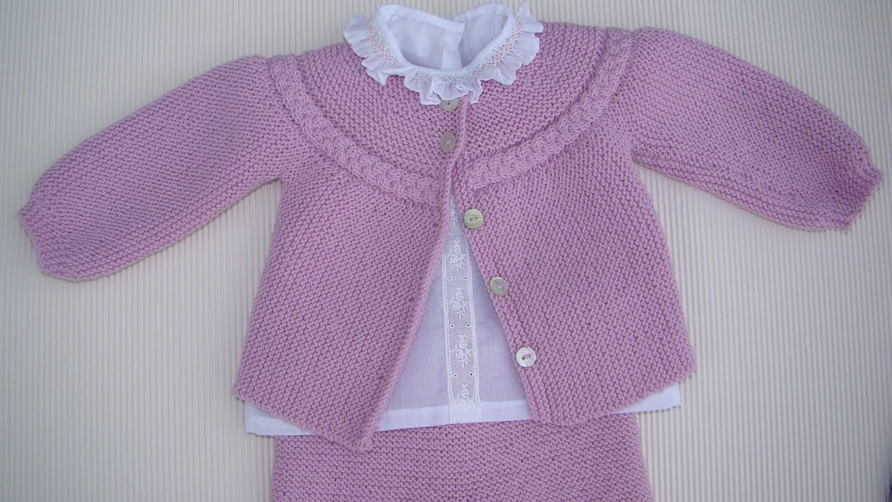 JERSEY DE BEBÉ ENRIQUE, ESPAÑOL-ENGLISH PATTERN
