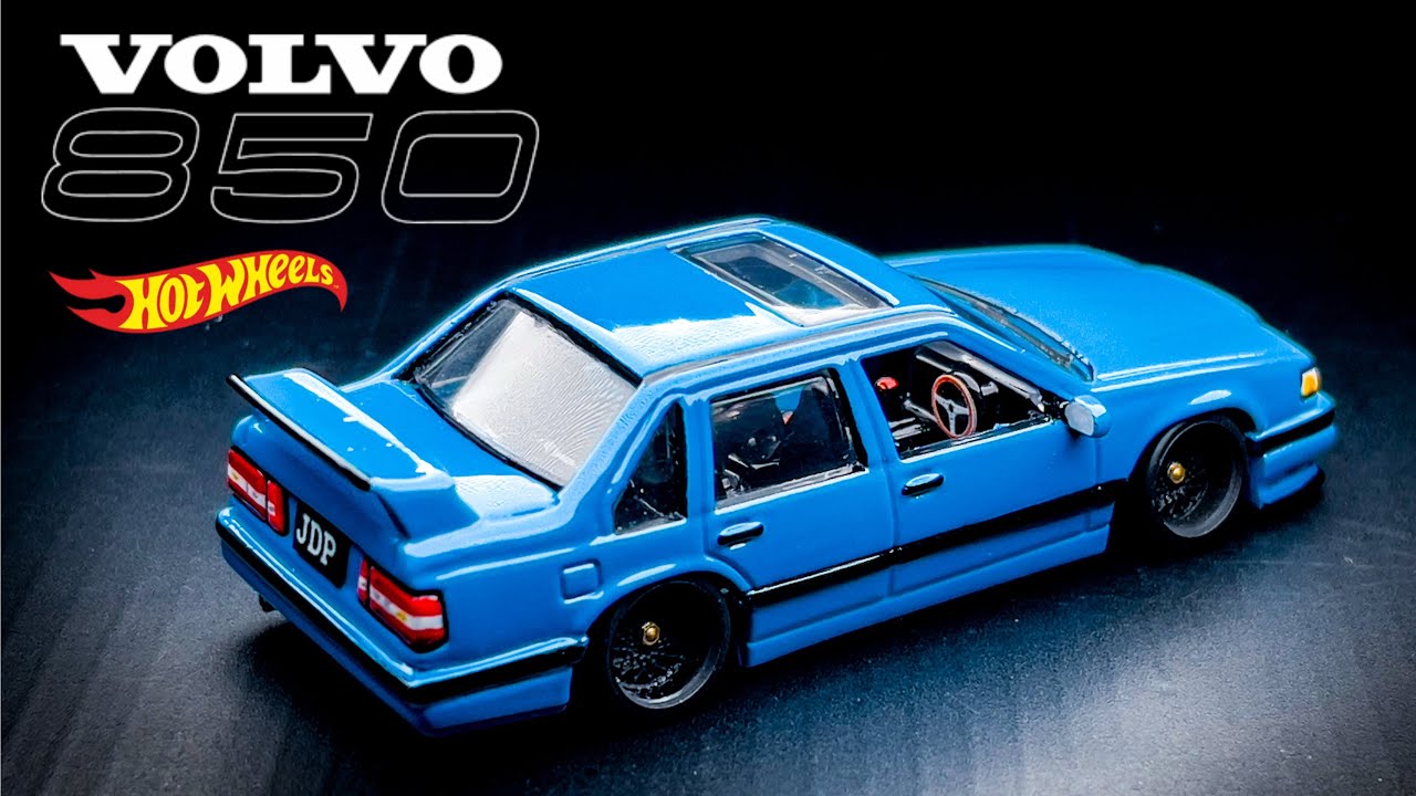 Simple and Clean Volvo 850 Wagon convert to Sedan Hot Wheels Custom